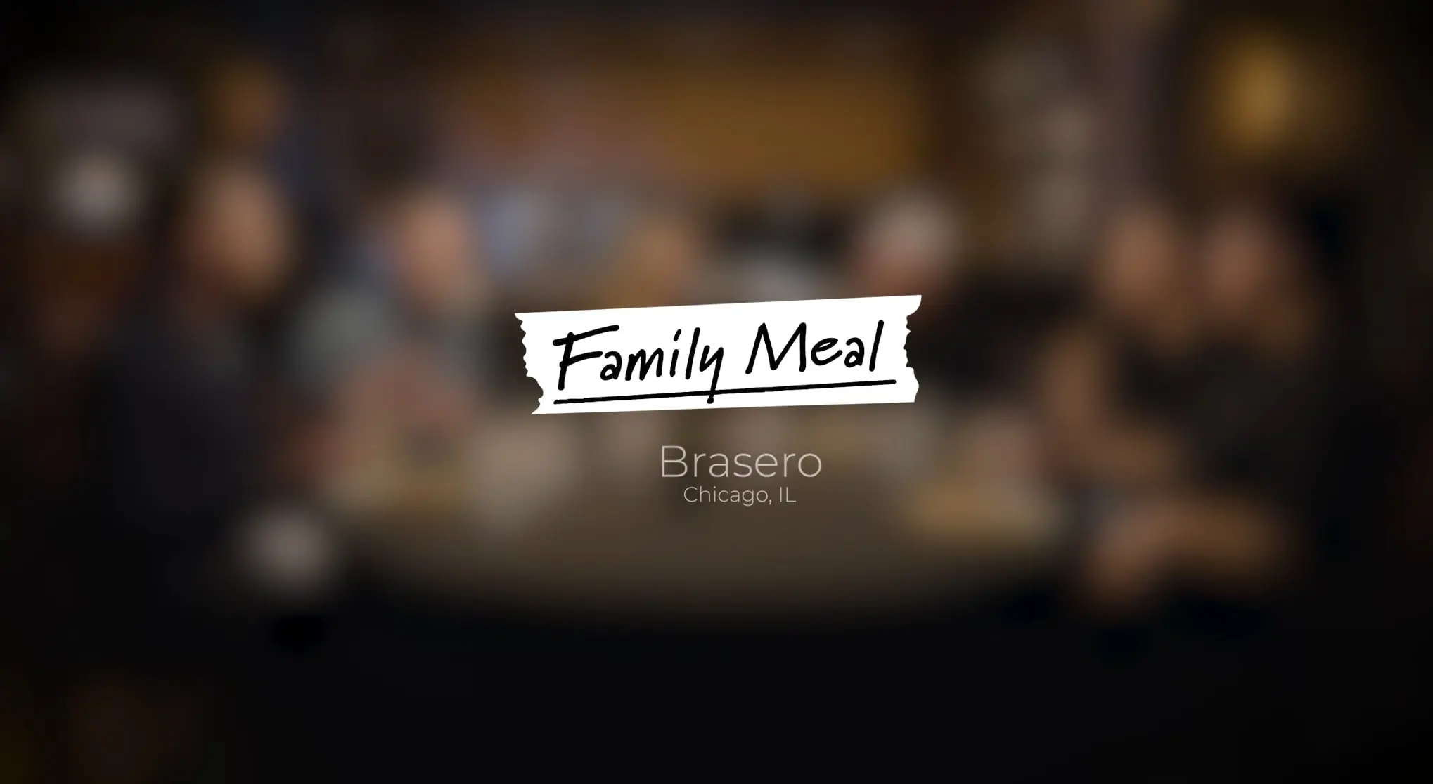 Family Meal Episode 1